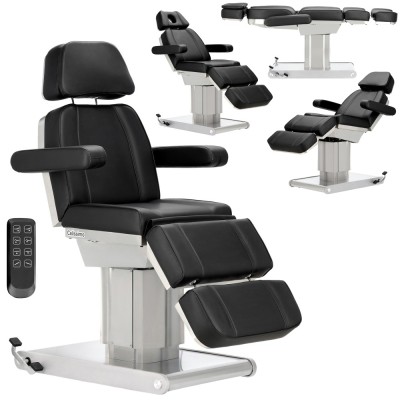 Scaun cosmetic electric pentru salonul de cosmetică pedicure reglare 4 cilindri Ian foto