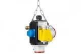 Distribuitor de energie suspendat cu 1 priza trifazica 400V 5 poli 16A 1 priza trifazica 400V 32A 5 poli si 1 prize monofazica schuko IP44 cu conexiun, As Schwabe