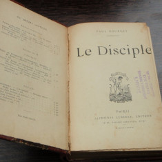 LE DISCIPLE - PAUL BOURGET