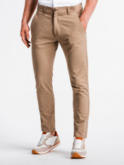 Pantaloni premium, casual, barbati - P830-bej foto