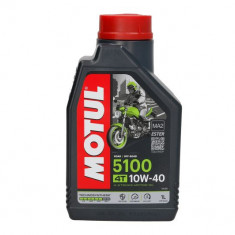 (PL) Ulei de motor 4T 4T MOTUL 5100 SAE 10W40 1L SM JASO MA-2 Semi-sintetic îmbogățit cu esteri