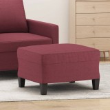 VidaXL Taburet, roșu vin, 60x50x41 cm, material textil