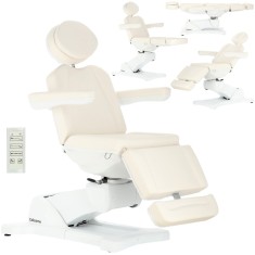Scaun cosmetic electric pentru salonul de cosmetica pedicure reglare 4 cilindri Elijah foto