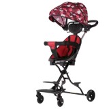 Carucior Sport Copii 6-36 Luni, Pliabil, Copertina UV, Centura Siguranta, Roti Pivotante, Rosu