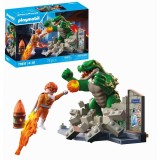 Cumpara ieftin Playmobil - Jucarie de rol Lupta eroului cu soparla uriasa