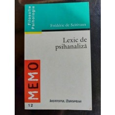 Lexic de psihanaliza- Frederic de Scitivaux