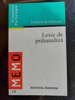 Lexic de psihanaliza- Frederic de Scitivaux