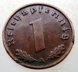 B.116 GERMANIA 1 REICHSPFENNIG 1936 A RARA, Europa, Bronz