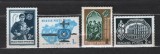 UNGARIA 1967 - EMBLEMA, AVIATIE, TEATRU, ARHITECTURA. 4 SERII NESTAMPILATE, R25, Nestampilat