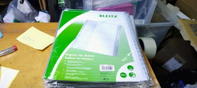 Separatoare A-z file pentru dosare #Han foto