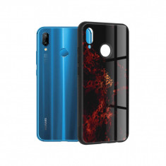 Husa Compatibila cu Huawei P20 Lite Techsuit Glaze Red Nebula