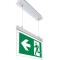 Corp iluminat de siguranta/urgenta 3W, durata 3 ore ,A+ ,220V ,4 indicatoare interschimbabile, &icirc;ncastrabil