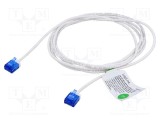 Cablu patch LOGILINK RJ45 U/UTP Cat 6a 2m alb litat