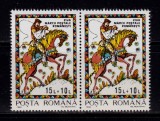 RO 1993 LP 1312 &quot;Ziua marcii postale rom.&quot;, pereche ,MNH