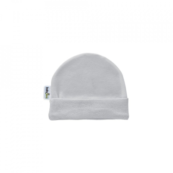 Caciulita pentru nou nascut babyjem baby hat (culoare: alb)