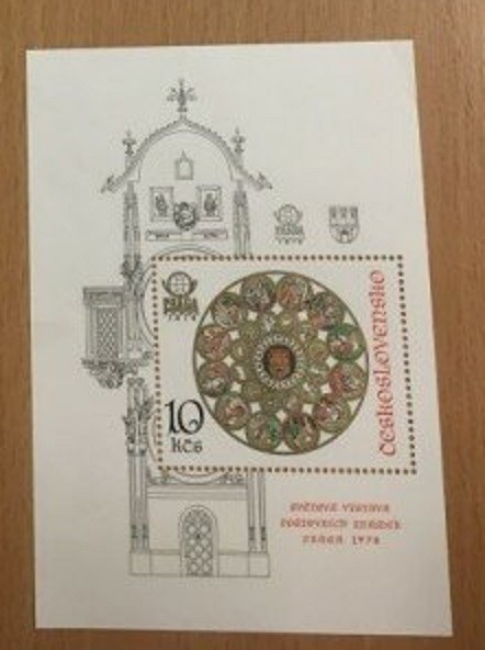 CEHOSLOVACIA 1978 &ndash; ZIUA MARCII PRAGA, colita MNH, DB7