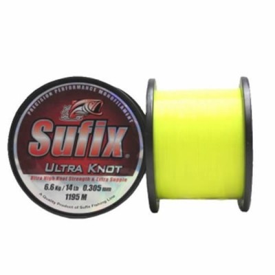 Fir monofilament Sufix Ultra Knot 0,33mm/7.5 kg/995m Opaque Yellow foto