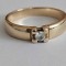 Inel Christ aur 585 cu 0,10 carate diamant