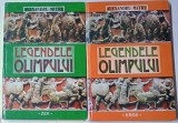LEGENDELE OLIMPULUI , ZEII / EROII , VOLUMELE I - II de ALEXANDRU MITRU , 1998 *EDITIE CARTONATA , * PREZINTA URME DE UZURA , VOL 1 COTOR LIPIT CU SCO