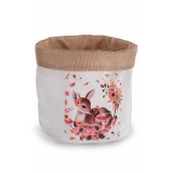 Cumpara ieftin Cos textil multicolor Caprioara &Oslash; 19 cm x 23 H