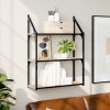 VidaXL Raft cu 3 niveluri stejar sonoma 60x21x78,5 cm, lemn prelucrat 835450