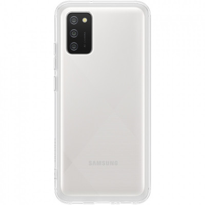 Husa TPU Samsung Galaxy A02s A025F, Clear Cover, Transparenta EF-QA026TTEGEU foto