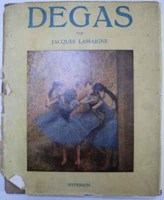 DEGAS par JACQUES LASSAIGNE , 1947 foto