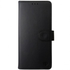 Husa tip carte cu stand si clapeta Techsuit neagra pentru Samsung Galaxy S22 Ultra 5G foto