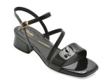 Cumpara ieftin Sandale CLARKS negre, SERINA 35 STRAP, din piele naturala lacuita