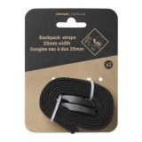 2 Chingi de Str&acirc;ngere 25 mm X 1 m Negru