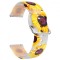 Curea silicon, compatibila Garmin Forerunner 165, VD Very Dream&reg;, Quick Release, Sunflower Effect