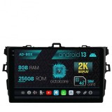 Cumpara ieftin Navigatie Toyota Corolla (2007-2013), Android 13, X-Octacore 8GB RAM + 256GB ROM, 9.5 Inch - AD-BGX9008+AD-BGRKIT091