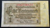 Bancnota istorica 1 RENTENMARK - GERMANIA NAZISTA, anul 1937 * cod 52