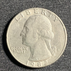 Moneda quarter dollar 1982 USA