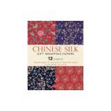 Chinese Silk Gift Wrapping Papers: 12 Sheets of High-Quality 18 X 24 Inch Wrapping Paper