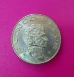SV * Mexic 5 $ / CINCO PESOS 1972 XF +, America de Nord, Nichel