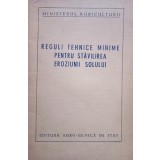 Reguli tehnice minime pentru stavilirea eroziunii solului (1956)