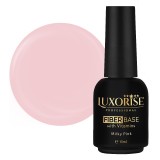 Fiber Base with Vitamins LUXORISE, Milky Pink 15ml