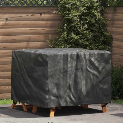 vidaXL Husă pentru mobilier de exterior Negru 100 x 100 x 70 cm 420D 4105706 foto