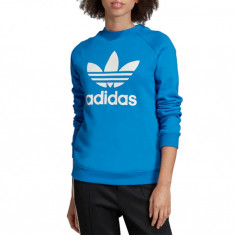 Hanorace adidas Trefoil Crewneck Sweatshirt ED7582 albastru