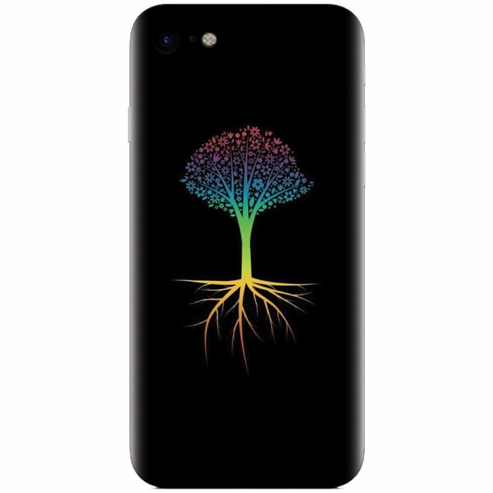 Husa silicon pentru Apple Iphone 5 / 5S / SE, Tree 001