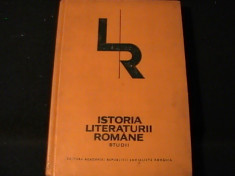 ISTORIA LITERATURII ROMANE- STUDII-COORD. ZOE D,TRESCU BUSULENGA-323 PG foto