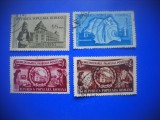 HOPCT LOT NR 367 SEMICENTENARUL POSTEI 1953-4 TIMBRE VECHI -STAMPILAT-ROMANIA