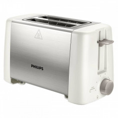 Prajitor de paine Philips HD4825/00 800W 2 felii Alb/Inox foto