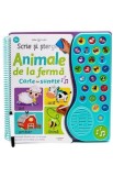 Scrie si sterge. Animale de la ferma. Carte cu sunete - Litera