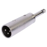 Adaptor Audio XLR Tata - Jack 6.35mm Mono Metalic BST 18-5567