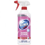 Klinex Spray Toaletă Floral Fresh, 435ml, Curățare Spumă Activă, Anti-Calcar, Igienizare WC, Baie, Fără Clor