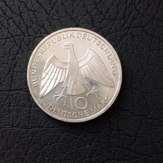10 mark 1972 ( J ) , Germania _ moneda din argint _ Jocurile Olimpice Munich foto