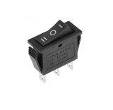 Intrerupator basculant rocker ON, OFF, ON cu mentinere, 15A 250V AC, 30x12 mm, montaj panou, FL3-KCD3-103-01