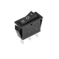 Intrerupator basculant rocker ON, OFF, ON cu mentinere, 15A 250V AC, 30x12 mm, montaj panou, FL3-KCD3-103-01